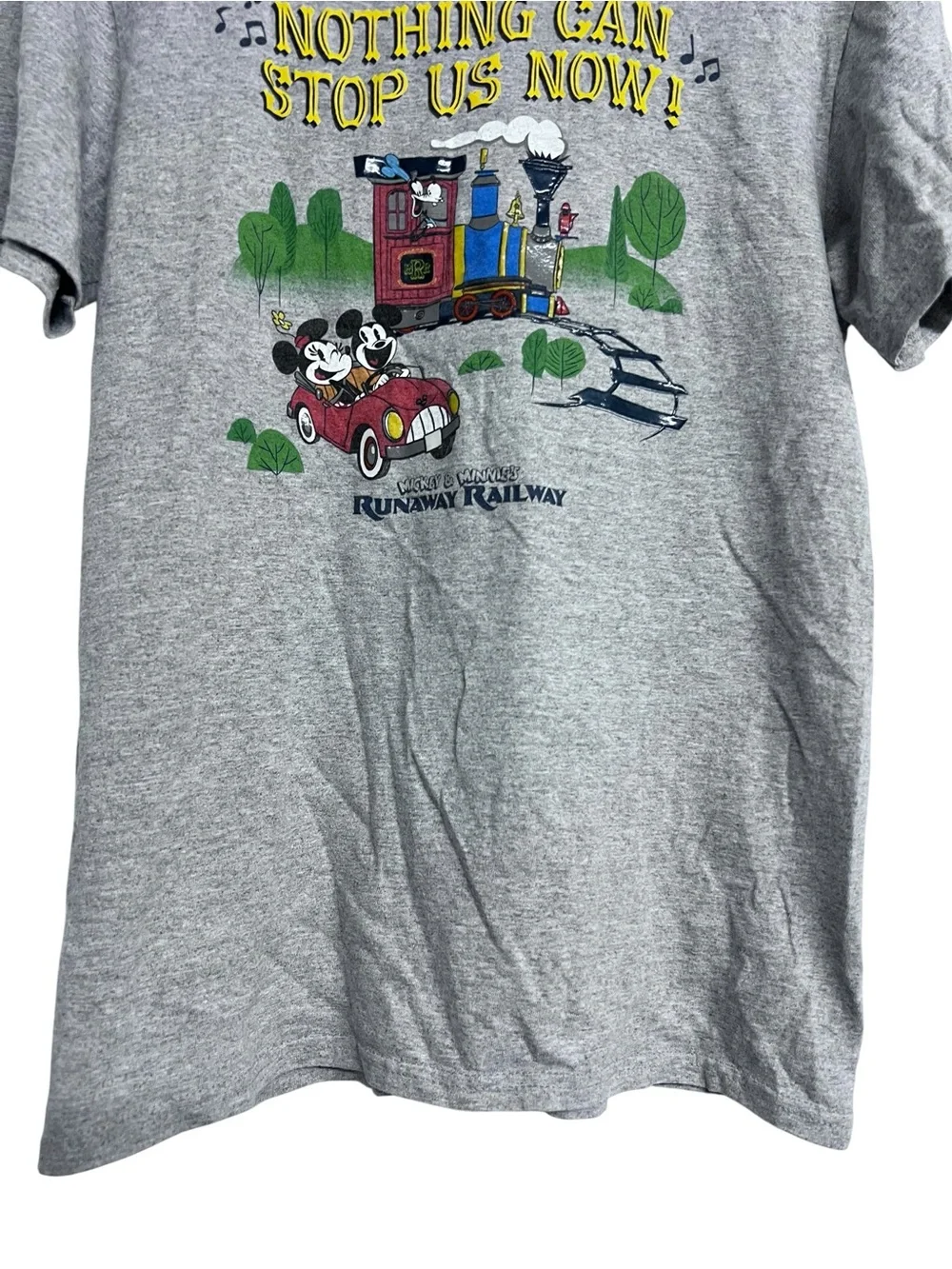 Youth Disney Parks Minnie & Mickey Runaway Railway Nothing Can Stop Us Now Shirt